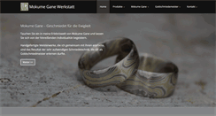 Desktop Screenshot of mokumegane-werkstatt.de